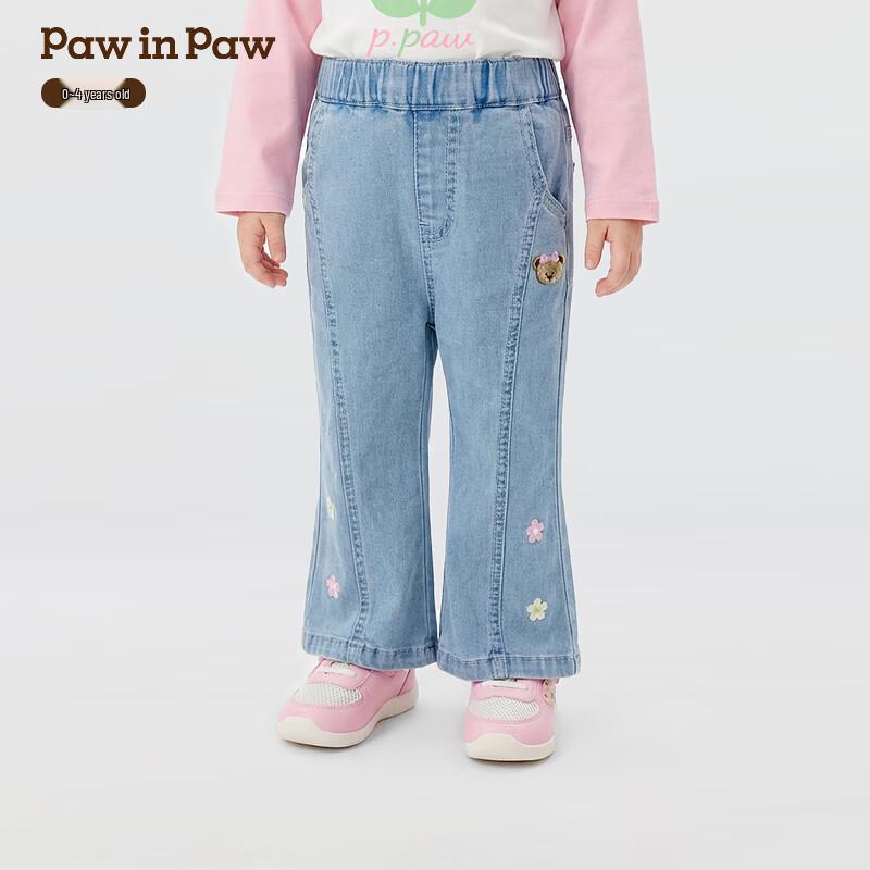 PawinPaw Girls  Flared Denim Pants 110