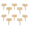 10pcs Plant Labels Bamboo Material Easy Writing 1/8 In Thickness Decorative Garden Markers for