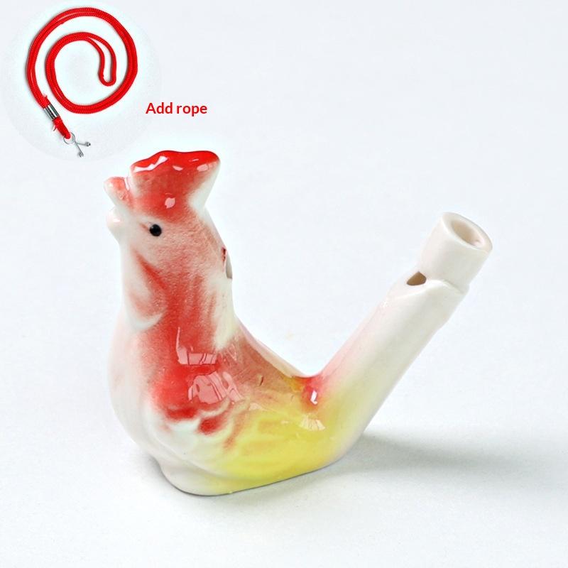 1Pcs Early Learning Bath Noise Maker Bird Whistle Water Musical Ceramic Colorful Animal Shape Water Whistles Party Favor