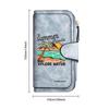 Summer Beach Pattern Long Wallet Leisure Multi Card Holder Fashion Portable Purse for Daily Use