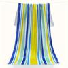 4pcs Striped Bath Towel Set, Polyester Towels For Bathroom, Quick Dry, Lightweight, Highly Absorbent, Soft Feel For Shower, Pool