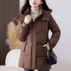 Fashion Women Winter Coats Hooded Loose Thick Warm Long Parkas Female Jackets