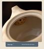 Ink Wash Beige Ru Ware Xishi Ceramic Teapot - Kung Fu Style Small Brewer for Tea