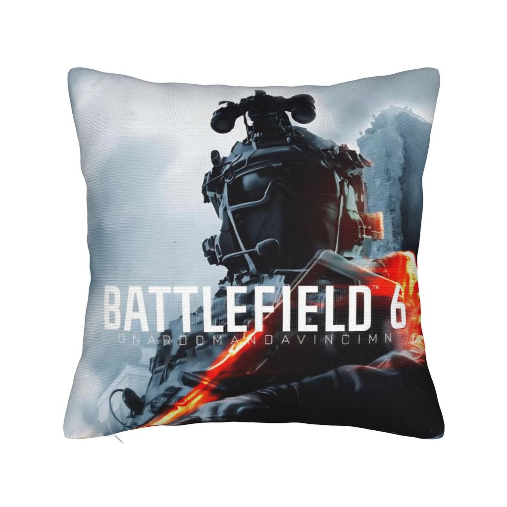 Battlefield 6 Funny Games BF6 Pillowcase Merch Printing Cushion Cover Decorations Pillow Case Cover Chair Multi-Size