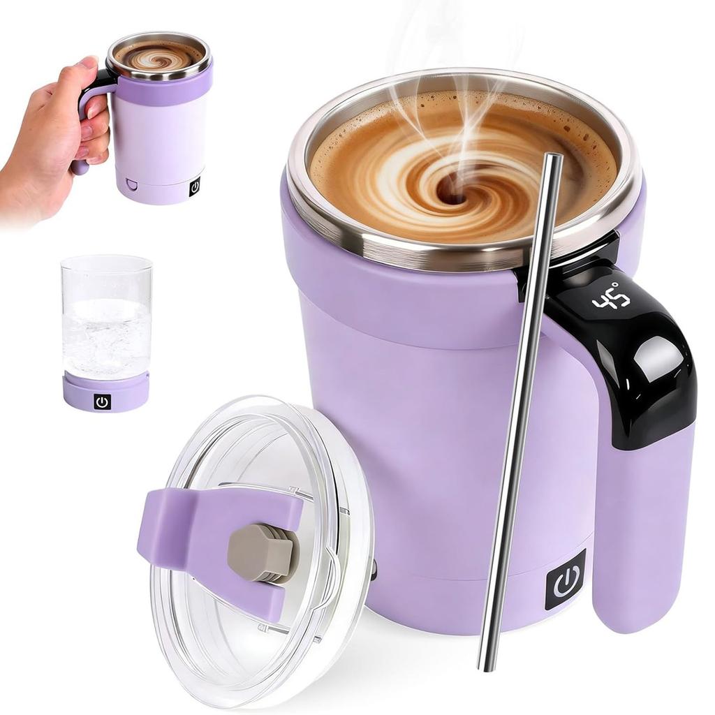 Modern Electric Stirring Vessel With Accurate Temperature Detection Technology Automatic Stir Cup For Hot Beverages