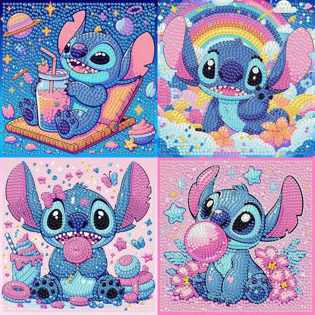 Kids Rhinestone Diamond Painting Kit with Frame – DIY Sticker Art Gift