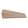 Door Stopper Non Slip Triangle Beech Noise Elimination Wood Door Stopper Wedge for Home Light Color