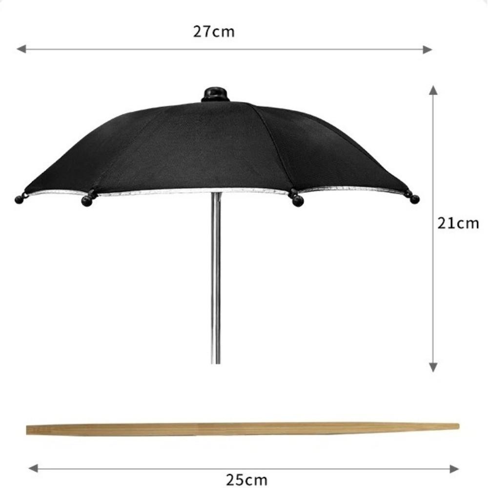 Sun Protection Patio Plant Umbrella Silver Shade Mini Plant Umbrellas Garden Shade Cover  Plant
