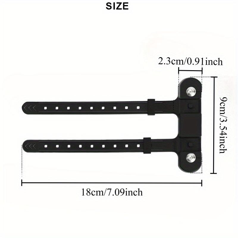 Bicycle Water Bottle Mount Adaptor Silicone Gel Bandage Kettle Cage Strap Seatpost Fork Frame Install Holder Adapter