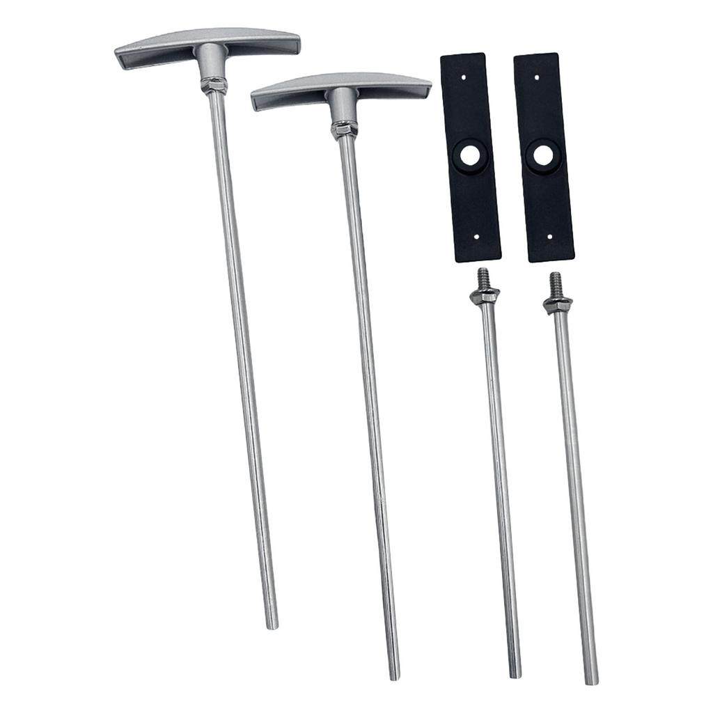 2 Pack RV Waste Valve Extension Rod 6 Inch And 9 Inch Options For Easy Sewer Hose Connection Compatible With Most RVs