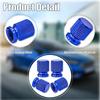 Tire Valve Stem Caps, Anodized Aluminum Wheel Valve Covers Accessories, Universal for Cars, SUVs, Bikes, Trucks and Motorcycles