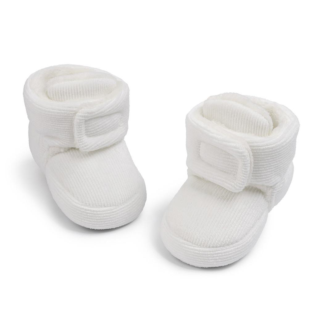 Baby Shoes Winter Warm Cotton Soft Sole Hightop For Toddler Girl 11cm