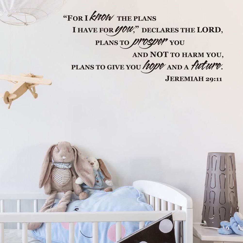 Buy LaLaLaLy1PC Removable Vinyl Bible Verse Christian DIY Jeremiah 29