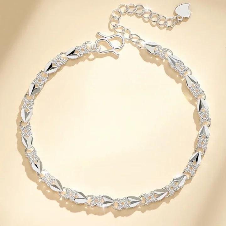 Luxury 925  Silver Open Bracelets For Women Elegant Peacock Opening Screen Bracelets Party Wedding Fine Jewelry Gifts