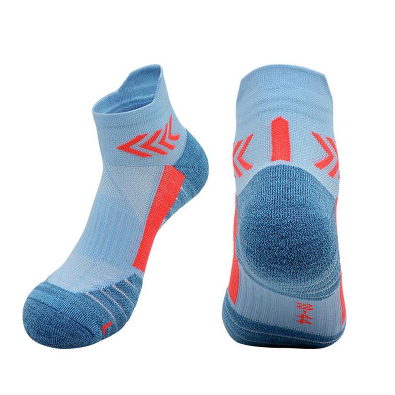VICTORIATOURIST Marathon Running Socks Spring Summer Unisex Professional Sports Socks Durable Breathable Non-Slip Sweat-Absorbing Low-Cut Terry Sole
