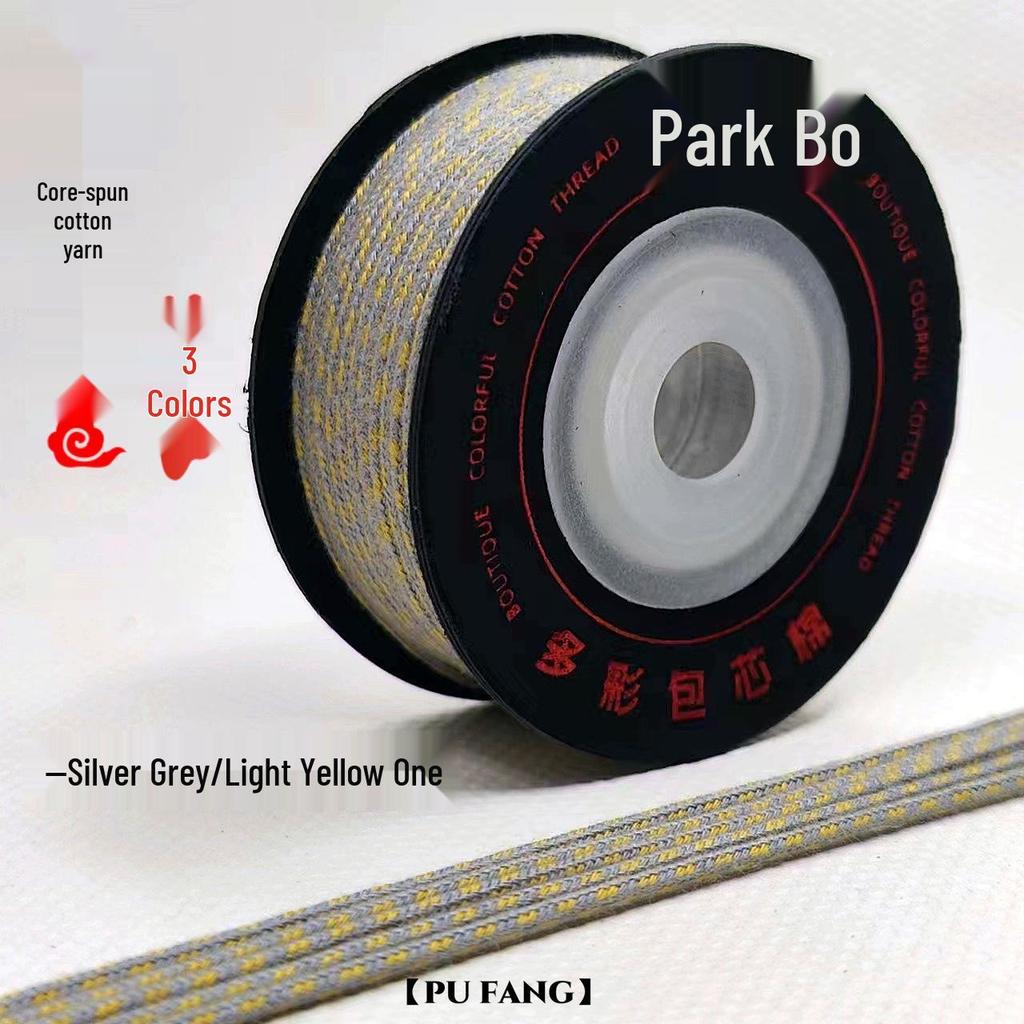 Large Roll Braided Core-Spun Cotton Cord for Hand-Woven Wenwan and Star Moon Vajra Bracelets