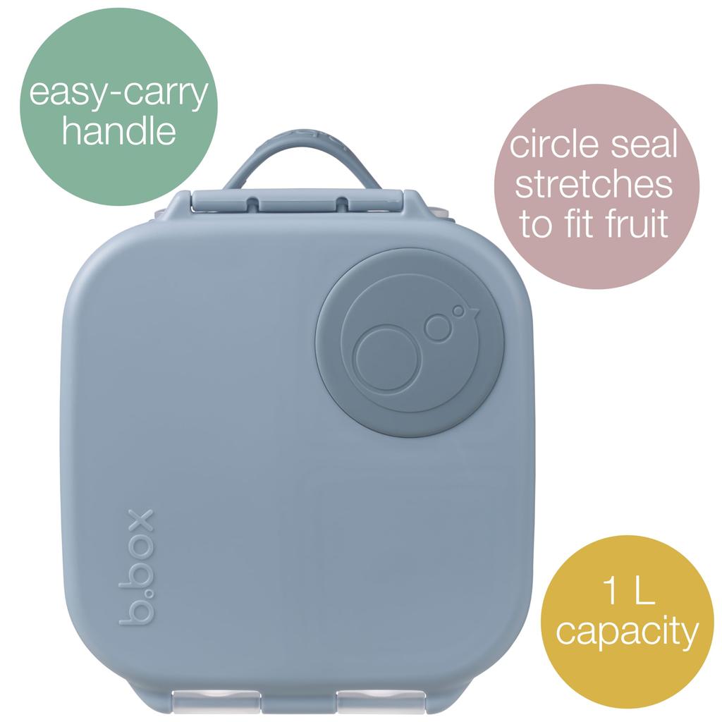 1L Lunch Serves Kids Dishwasher Safe Lunch b.box (Bee Box) Leak-Resistant Box, Dessert, 1-2, & Adults, [Authentic b.box Product] [Mini Box]