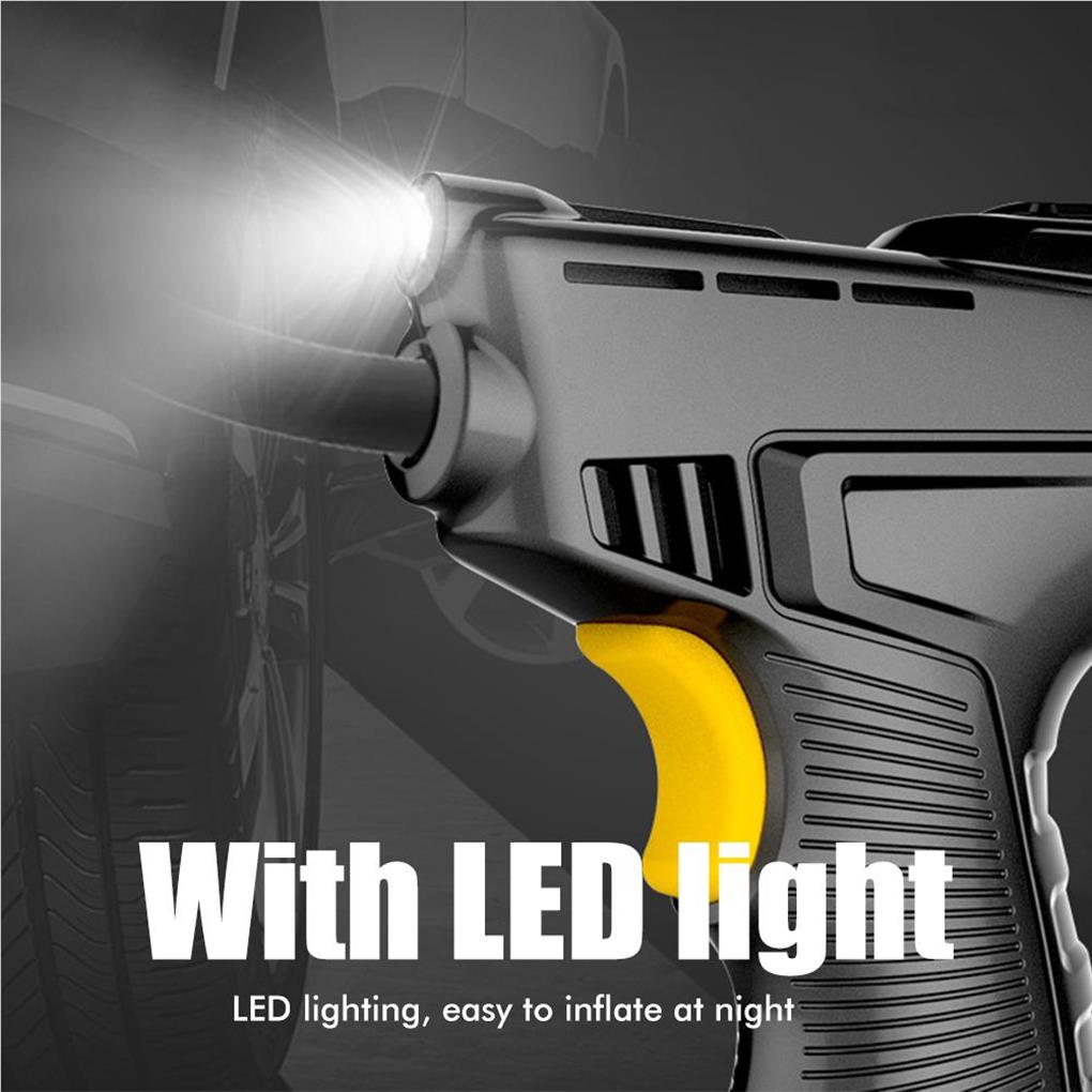 Portable Handheld Wireless Car Air Compressor 120W Digital Car Air Pump Tire Inflator for Motorcycles Cars Bicycles