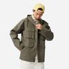 Li Ning Sports Lifestyle Series Hooded Windbreaker Long Sleeve Coat Men Outerwear Military-Green AFDV187-3