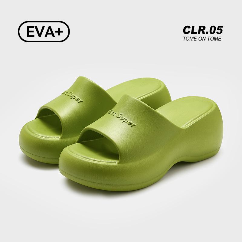 Premium sandals women's shoes women's outer wear breathable heightening beach sandals trendy fashion non-slip slippers one-word