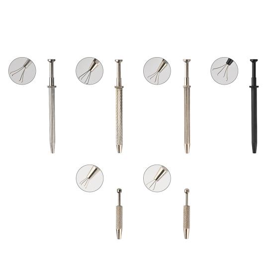 Gems Pick-up Tool Universal Ergonomic Metal Prong Holder Grabber Catcher for Jewels