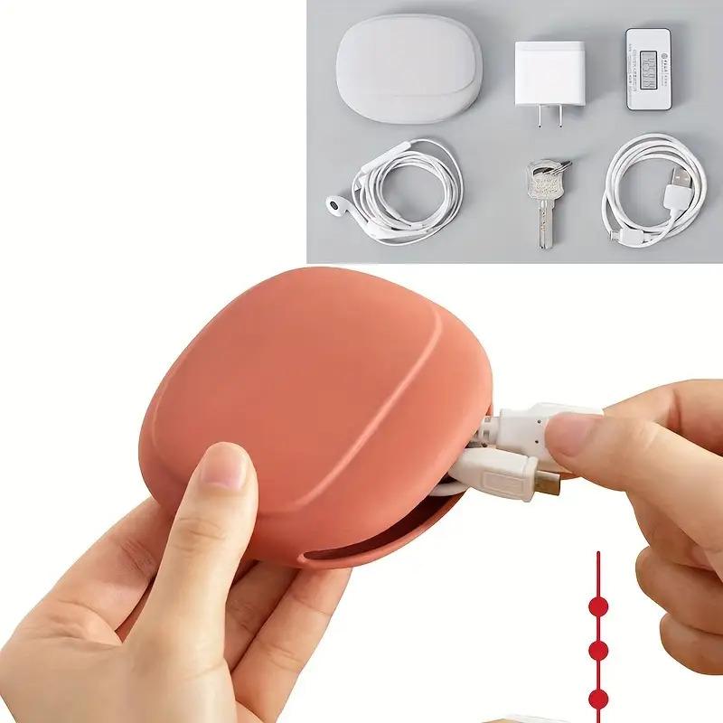 3Pcs Colorful Cable Storage Bag - Portable Headphones, Chargers and Jewelry Storage Boxes