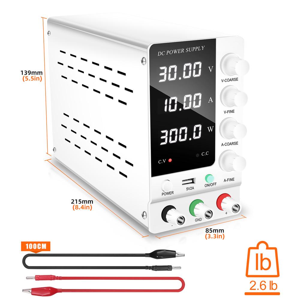 32V 6A 30V 10A Source Repair Phone PCB Electroplating Charging Device Regulated Switching Power Adjustable DC Lab Power Supply