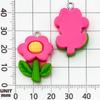 30-Piece Set: Pink Resin Sunflower & Rose Flower Pendants for DIY Jewelry