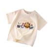 Cartoon 3D Doll T-Shirt for Kids - Pure Cotton, Short Sleeve, Summer Parent-Child Outfit