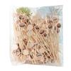 Biodegradable Bamboos Party Sticks Multipurpose Camping Utensils For BBQ Appetizers Art Projects And Table Setting