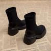 Fleece Shoes, Short Boots, Autumn and Winter New Style Shoes, Casual and Versatile Boots for Height Increase