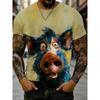 Jackets, men's printed T-shirts, fashionable prints, street style