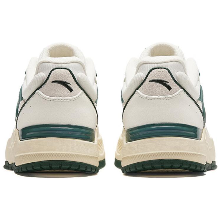 Anta Comfortable Casual Non-Slip Wear-Resistant Low-Top Skate Shoes Men sneakers White Gray Green 112428054-2