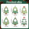 30pcs Christmas Tree Lollipop Cards Multi Type Tree Candy Holder For Navidad Party Sweets Packagings Supplies Kids DIY Gifts
