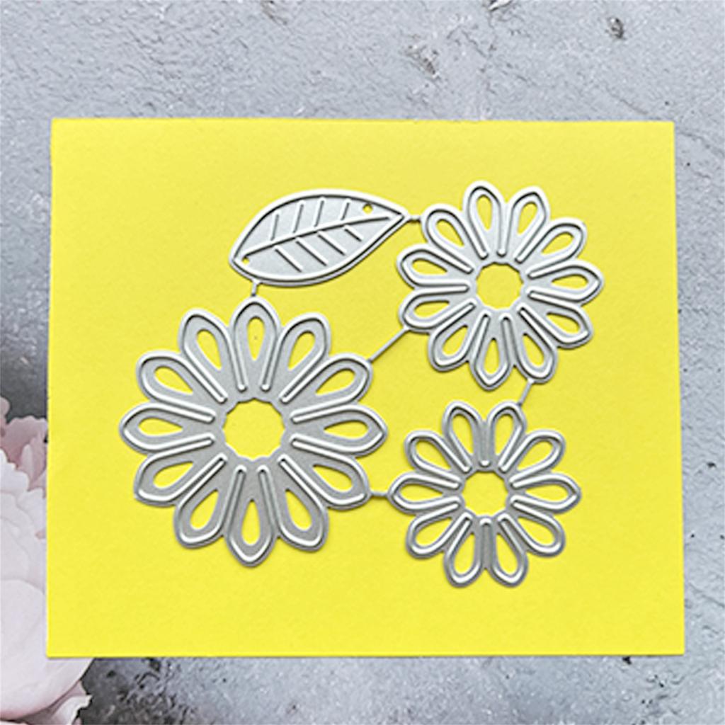 Metal Die Cuts Flower Embossing Stencil Cutting Dies for Card Making Scrapbooking Paper Craft DIY Template Handmade