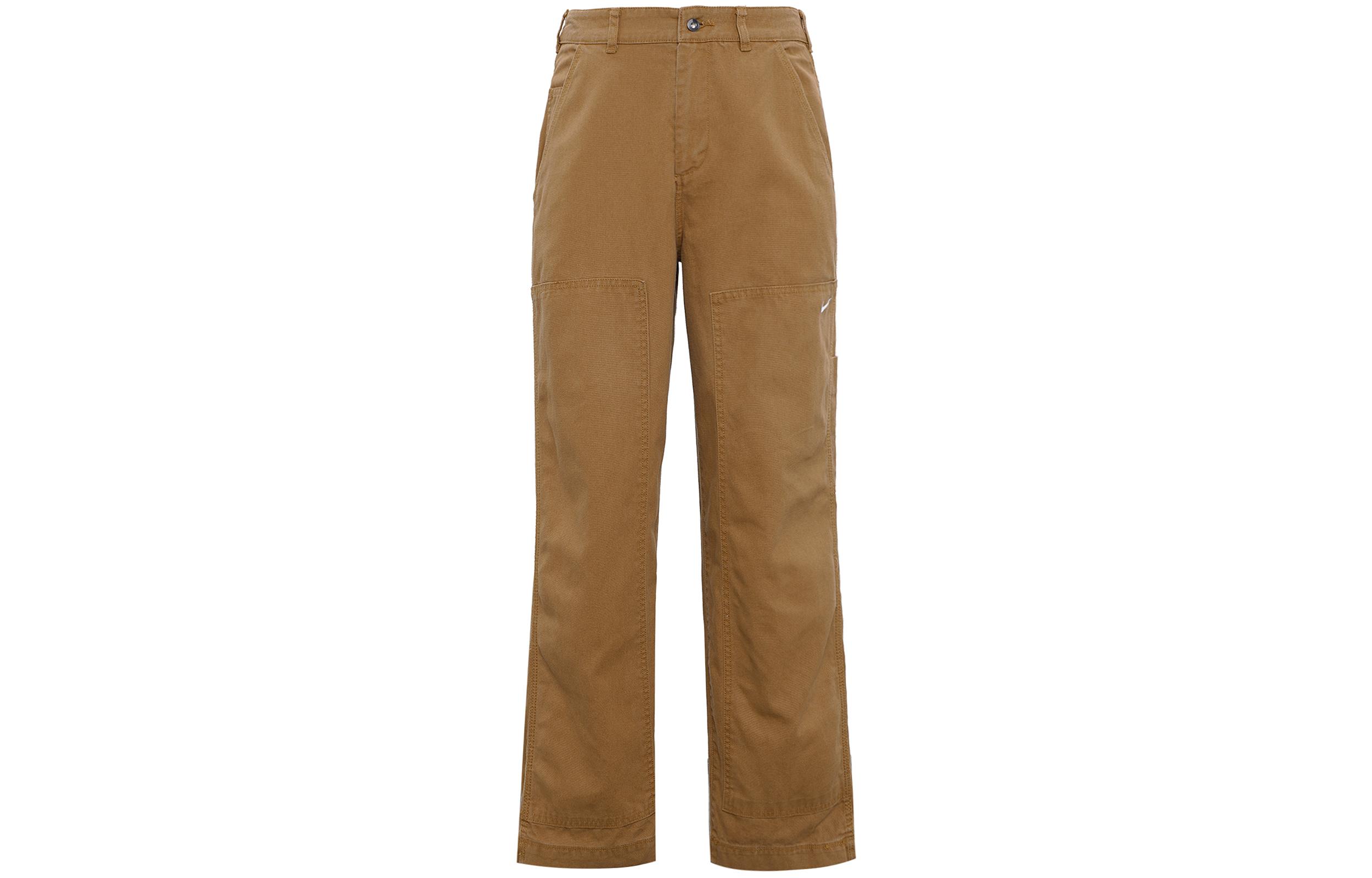 Nike Casual Pants Men s Brown Moderate Straight Fit Pants DQ5180-270 XL