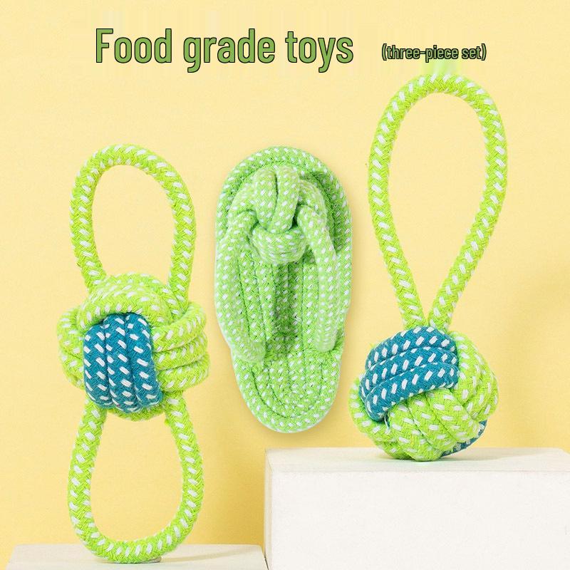 Durable Interactive Dog Chew Toy - Teeth Cleaning Rope for Boredom Relief