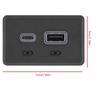 Double USB 3.0 Charging Port 13525889 13525891 13536385 For SUVs 1500 2500 3500 Series Pickup Truck Interior Enhancement
