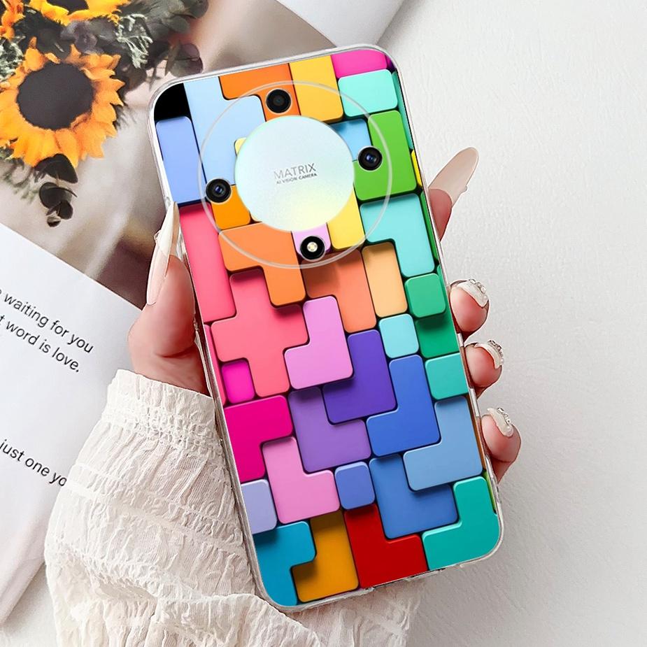 

For Honor X9b X9a Case Magic6 Lite Cool Dragon Fashion Painted Cover Soft Slim Phone Cases For Honor X9a X 9b Magic5 Lite Bumper Honor Magic6 Lite