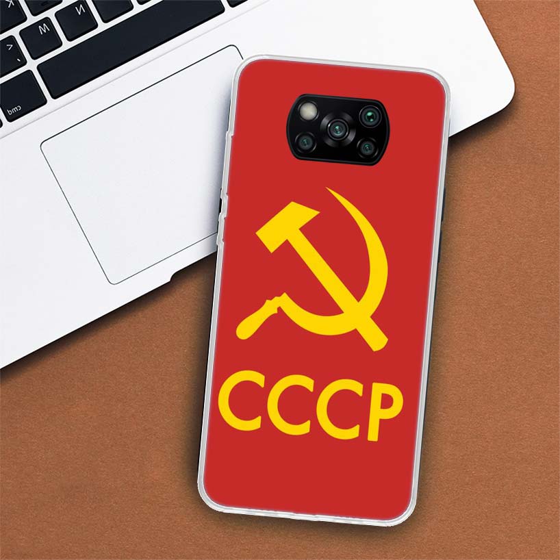 Soviet Union USSR Flag Phone Case For Xiaomi Mi 11 Lite 11i 12X 12 9 8 11T 10T 9T Pro 10 5X 6X Ultra 5G Cover Coque Capa