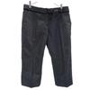 Made In Italy Silk Blend Cropped Pants 40 Black Sabrina Women Used