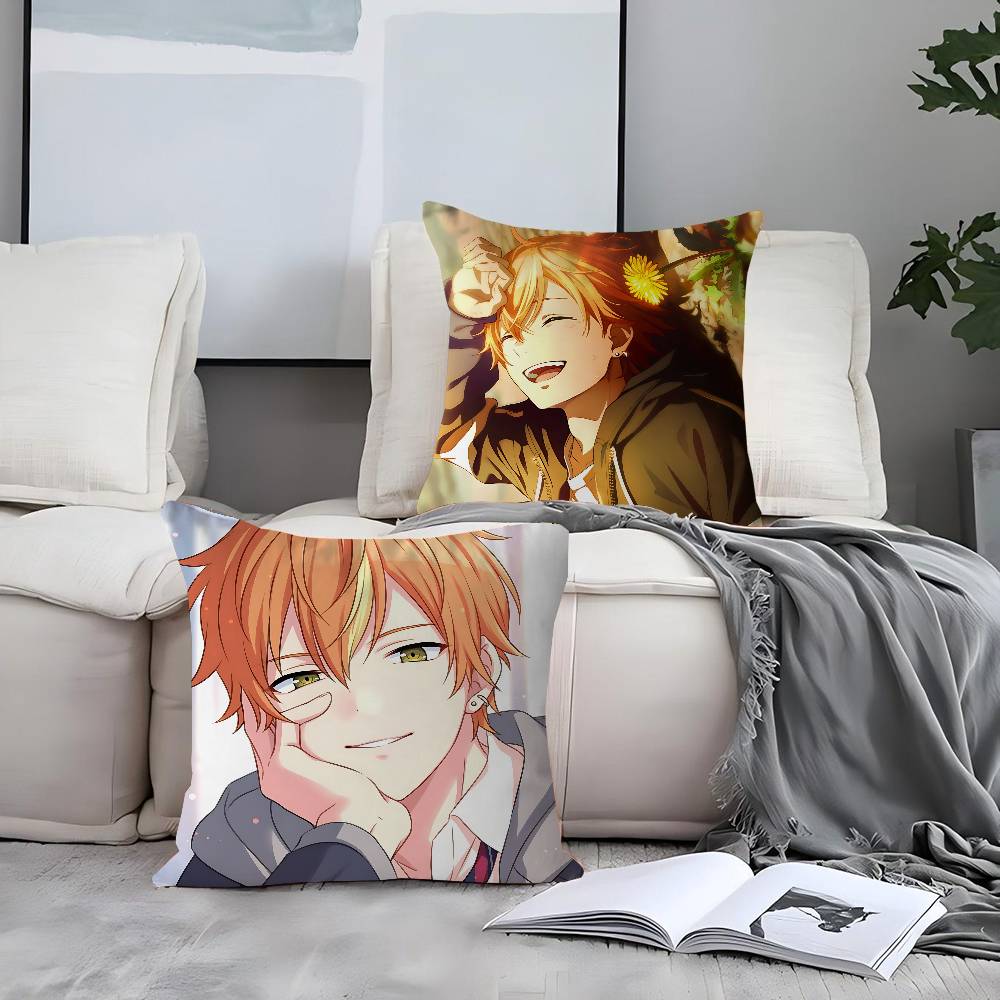 S-Shinonome A-AkitoS Pillow Case Removable Washable Cushion Cover – All-Season Soft Linen