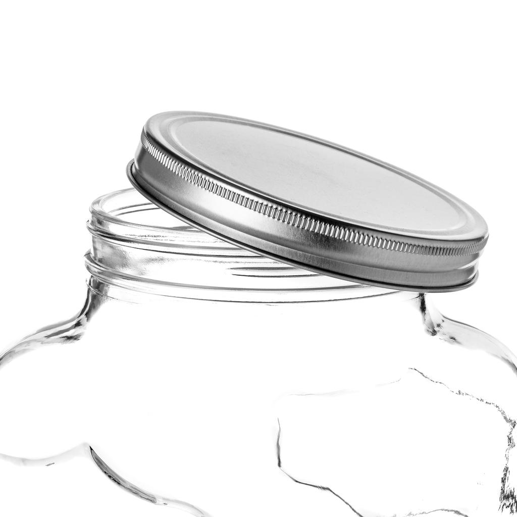 KADAX Tarro con Grifo de Cristal 4L Jarra para Limonada Bebidas Zumo Grande con Tapa de Rosca