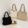 New Trendy Canvas Tote Bag Women's Shoulder Bag Fashionable Urban Style Large Capacity