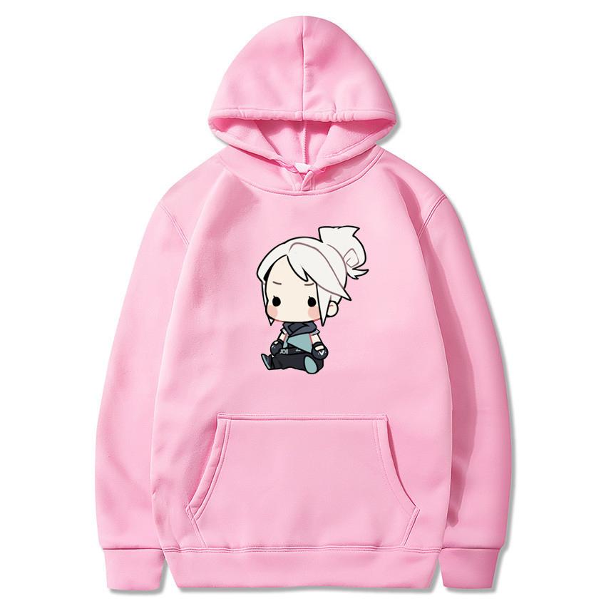 New VALORANT Hoodies Anime Cartoon FPS Game Print Streetwear Unisex Women Fashion Oversized Sweatshirts Hoodie Pullovers Tracksuits
