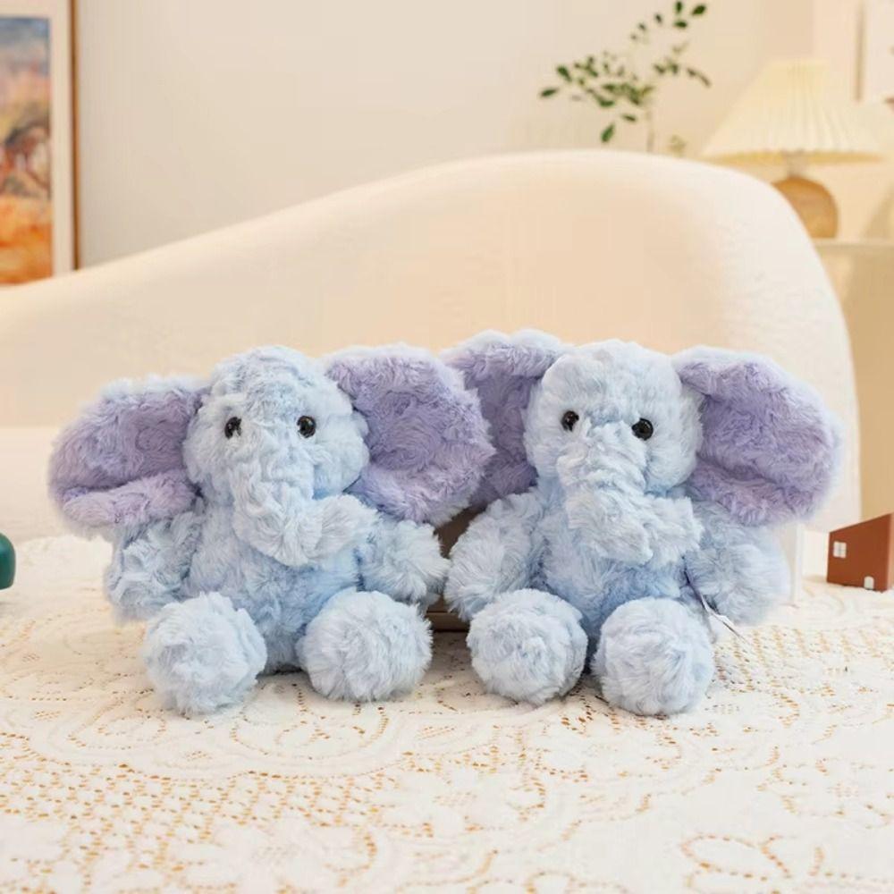 Throw Pillow Stuffed Elephant Toy PP Cotton Elephant Doll Mini Elephant Plush Toys Children Gift