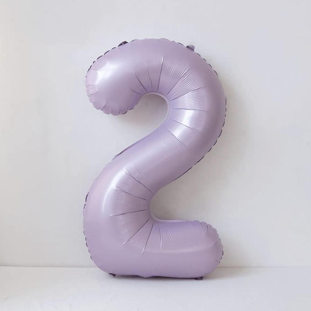 40-Inch Cream Number Balloon for Kids' First Birthday Party Decoration