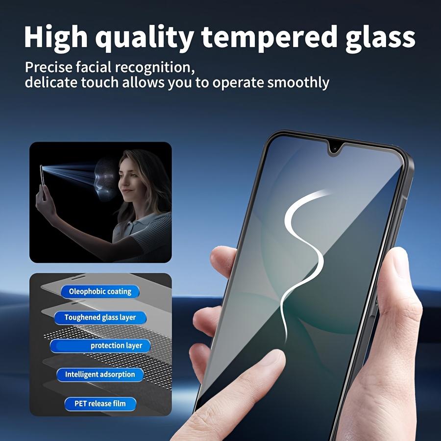 3-pack For Samsung Galaxy A17 A07 Anti-Peeping Privacy Tempered Glass Screen Protector,spy 9H Hardness, Scratch-Resistant, Anti-Fingerprint