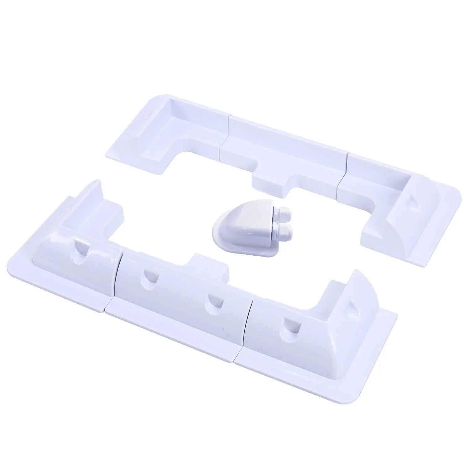 

Drill-Free Plastic Solar Panel Corner Brackets - Durable for RV/Yacht/Solar Racking белый