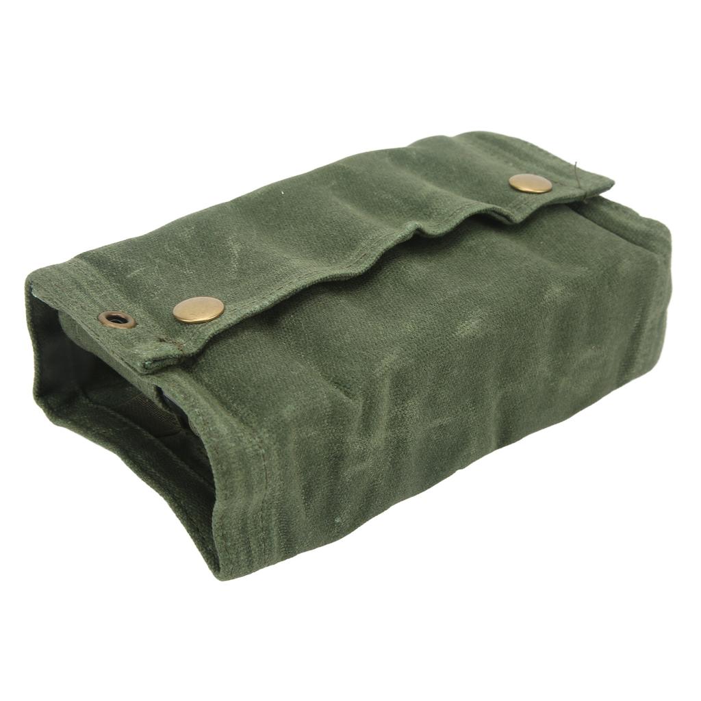 Seasoning Bottle Storage Bag Portable Camping Spice Kit with 9 Spice Jars for Outdoor Camping BBQ Picnic OD Green